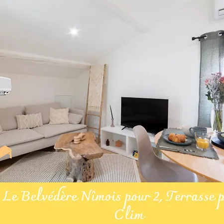 Apartment Le Belvedere Nimois Proche Centre Clim &veranda Maisoncarreeconciergerie *