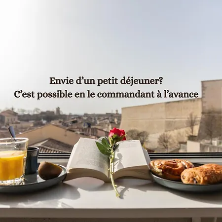 Le Belvedere Nimois Veranda Et Vue Sur Les Toits Clim Centre-ville Апартаменты Ним