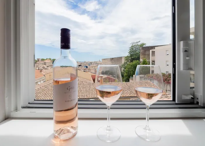 Apartman Belvedere Nimois Avec Veranda Et Vue Sur Les Toits Centre-ville