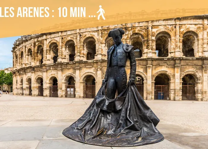 Belvedere Nimois Avec Veranda Et Vue Sur Les Toits Centre-ville * Nîmes